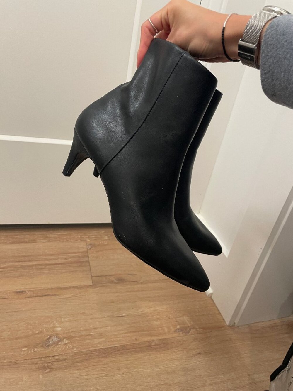 Christian Siriano Black Ankle Boots